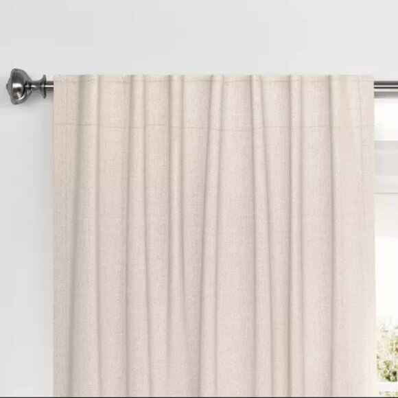 Set of 2 Blackout Velvet Window Curtain Panels - Threshold - Picture 2 of 5